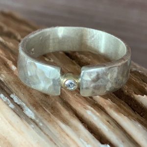 🆕❤️ SUNDANCE JEWELRY diamond, gold & silver ring